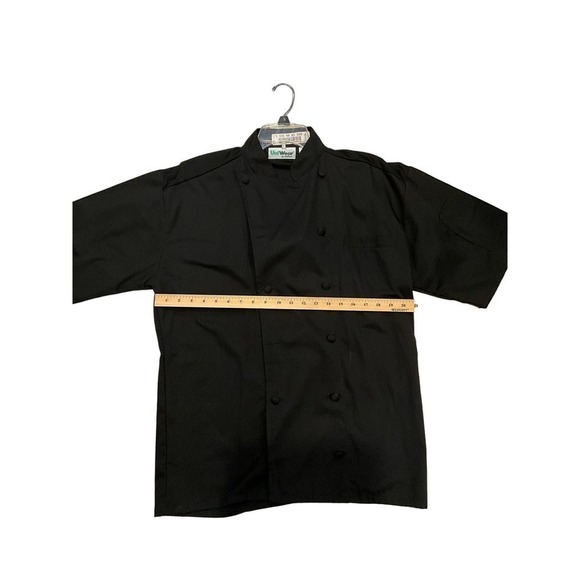 UniWear by Unifirst black Medium Chefs shirt - Picture 4 of 4